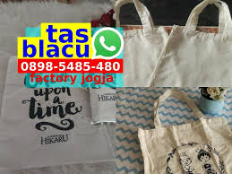 Tas Bahan Kain Blacu O898 5485 48o Wa Tas Selempang Tas Jinjing Tas Kain