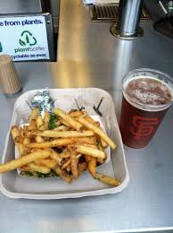 Gordon Biersch Garlic Fries And Beer At Park San Francisco Home Of The San Francisco Giants Food Food And Drink Ballpark Food
