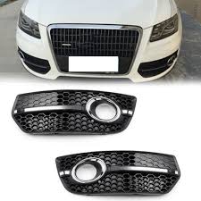 1pair Front Bumper Grill Fog Light Lamp Covers Trim For Audi Q5 2009 2011 New Us Audi Q5 Lamp Cover Audi