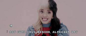 'alphabet boy,' for me, was inspired by an actual relationship. Melanie Martinez Gifs Wifflegif