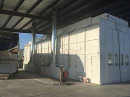 Portable paint booths are an ideal solution for express repair programs that need to move from dealership location to dealership location or following hail storms across the midwest. Rv Paint Booth Unlimited Collision And Rv