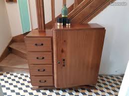 Meuble Vintage En Bois De Style Art Deco Avec 4 Tiroirs Et Deux Etageres Peut Etre Utilise En Buffet Commode Meu Meuble Vintage Meuble Entree Style Art Deco