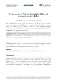 Image result for Rhaptopetalum evrardii