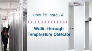 The metal detector checkpoint trope as used in popular culture. Daosafe How To Install The Walk Through Metal Detector With Temperature Measurement Youtube