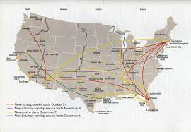 Southwest Airlines Destinations Map Airline Maps — Southwest Airlines Map, 1999 The Southwest...