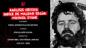 Análisis crítico: indice de maldad