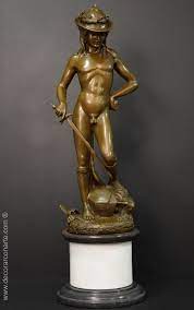 Word origin mid 17th century (as a verb): Bronze David By Donatello 64x22x20cm Bronze Sculptures