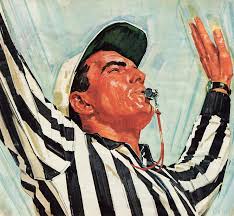 1960s football referee art by Row One Brand Wall Art