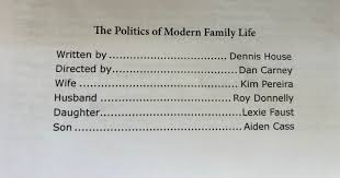 My Debut as an Amateur Playwright