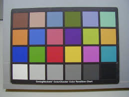 20 Image Of The Macbeth Colour Chart Taken With A