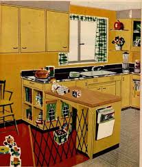 Tu cocina se llenará de un rico aroma navideño con toques de jengibre, canela y clavo. 1950s Decor 1950 S Kitchen Notice The Little Play Area That They Created Under Decoracion Retro Cocina De Los Anos 50 Diseno Retro