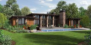 Mascord House Plan 1240 The Hampton Ranch House Plans Modern Style House Plans Craftsman Style House Plans