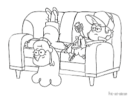 Gravity Falls Fall Coloring Pages Coloring Books Coloring Pages