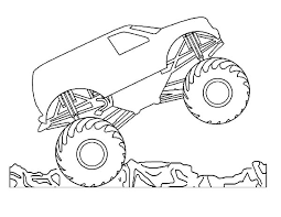 Tire swing coloring pages to view printable version or color it online (compatible with ipad and android tablets). Car Tire Monster Trucks Jumping Coloring Pages Best Place To Color