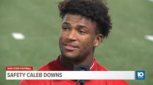 Ohio State post-practice interview with Caleb Downs