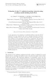 Открыть страницу «hc muni» на facebook. Pdf Estimation Of Solar Uv Radiation In Maritime Antarctica Using A Nonlinear Model Including Cloud Effects