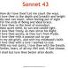 Sonnet 43