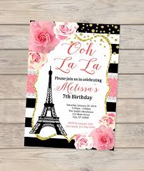 Come in, learn the word translation invitation and add them to your flashcards. Amazon Com Paris Birthday Invitations Eiffel Tower Invitations French Theme Birthday Party Invitation Ooh La La Invitations Black White Stripes Floral Handmade