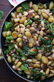 One Pan Gnocchi With Sundried Tomatoes And White Beans Recipe One Pan Dinner Recipes Vegetarian Recipes Healthy Healthy Vegetarian