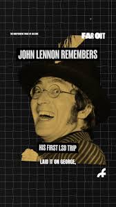 John Lennon tells the story of his and George Harrison's first acid trip  🌈, After this significant experience, it left John and George with  pressing questions, in particular: “Hey, how the heck are we ...