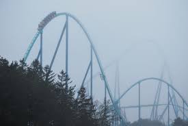 Canada wonderland's new roller coaster, leviathan, is the tallest and fastest in canada. Leviathan In The Saturday Morning Fog At Canada S Wonderland Rollercoasters