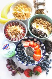 Make the topping ahead and store it to enjoy anytime. Easy Healthy Desserts For A Crowd Fage Yogurt Bar