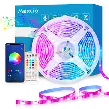 Apart from the instructions above, you can also refer to the video below for the detailed instructions on how to sync the smart led strip lights to your mobile device. Amazon Com Smart Wifi Led Strip Lights 32 8ft Maxcio Music Sync Light Strip Compatible With Alexa Google Home 5050 Rgb Color Changing Led Lights With 40 Key Remote Adapter For Home Bedroom