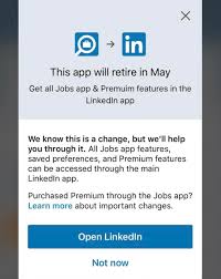 Cartagena 19 october 2015 at 12:10 pm. Linkedin Will Retire Its Job Search App In May Cnet