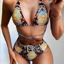 Bikini In 2020 Bikini Set High Waist High Waisted Bikini Chic Bikini