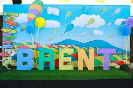 Oh The Places You Ll Go Dr Seuss Party Kara S Party Ideas Dr Seuss Birthday Party Graduation Party Backdrops Seuss Party