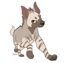 Striped Hyena By Faithandfreedom Dog Design Art Cute Animal Drawings Furry Art