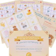 Think you know a lot about halloween? Buy Baby Shower Games 4 Games Party Pack Bingo Charades Quiz Trivia Winners Certificate Party Supplies For 20 People Online In Indonesia B079q5j19t