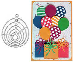 Home / dies for card making / page 1 of 3. Buy 6pcs Lot Balloons Metal Die Cuts Balloons Party Festival Invitation Card Cutting Dies Cut Stencils For Diy Scrapbooking Album Decorative Embossing Paper Dies Card Making Online In Taiwan B08rmxyt5y
