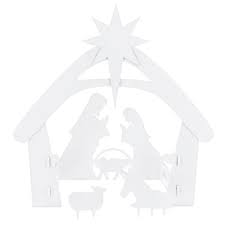 /christmas trees & christmas decor. Best Choice Products 4ft Christmas Holy Family Nativity Scene Outdoor Yard Decoration W Water Resistant Pvc Walmart Com Walmart Com