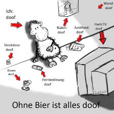 Ohne Bier Ist Alles Doof Bier Lustig Sheepworld Lustig