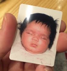 Stand over the baby and take the photo looking straight down at your baby's face. These Baby Passport Photos Are Priceless Babycentre Uk