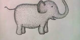 Gambar bunga mawar teknik pointilis lanjutkan menggambar kelopak. Rangkuman Teknik Arsir Dengan Penjelasan Lengkap