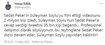 Sözcü yazarı yılmaz özdil, bugünkü yazısında, sedat peker geçmişte şöyle yapmış böyle yapmış, organize suç işlemiş filan, geçiniz kardeşim, şu anda millete büyük iyilik yapıyor diye yazdı. Yilmaz Ozdil Den Olay Paylasim