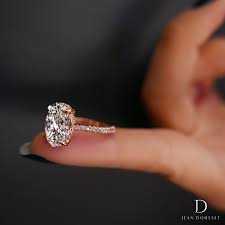 Chelsea Rose Pink Is A Handcrafted Jean Dousset Diamonds Solitaire Engagement Ring Diamond Solitaire Engagement Ring Solitaire Engagement Ring Engagement Rings