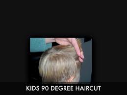 Stand behind client, part horizontally into 90 degree elevation. 90 Haircuts By Lamar Beasley