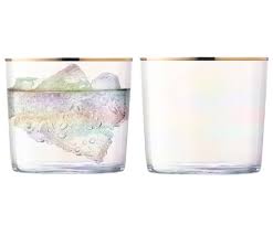 Mundgeblasene Wasserglaser Sorbet 2 Stuck Aus Glas Westwingnow Wasserglas Dekoratives Glas Sorbet