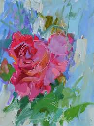 A Rose In Paris Oil Painting By Dreama Tolle Perry Art Online Art Course Dreamatolleperry Com Courses Paint Oil Painting Inspiration Art Happy Paintings