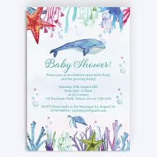 4.5 out of 5 stars. Under The Sea Baby Shower Invitation From 0 80 Each