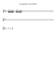 Jul 01, 2021 · ma sull'argomento non facciamo una bella figura''. La Prima Cosa Bella Sheet Music For Violin Solo Musescore Com