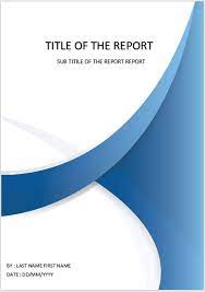 Cover Page Template In Word For Report Download Design Templates Sampul Buku Sampul Laporan Desain Sampul Buku