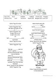 Guten Tag Ich Bin Der Nikolaus Nikolaus Nikolaus Lieder Weihnachtsratsel Zum Ausdrucken