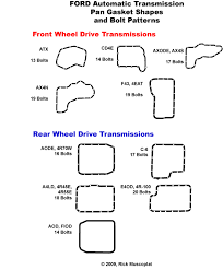 identify transmission ford ricks free auto repair advice