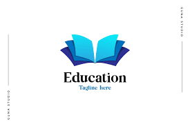 This logo is in the form of a spear. Education Book Logo Template In 2021 Book Logo Education Logo Logo Templates