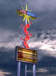 3d Model Of Vintage Neon Bowling Sign Retro Signage Neon Vintage Signs