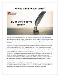 Writing a cover letter is essential when applying for jobs. How To Write A Cover Letter By Resume Writer Issuu